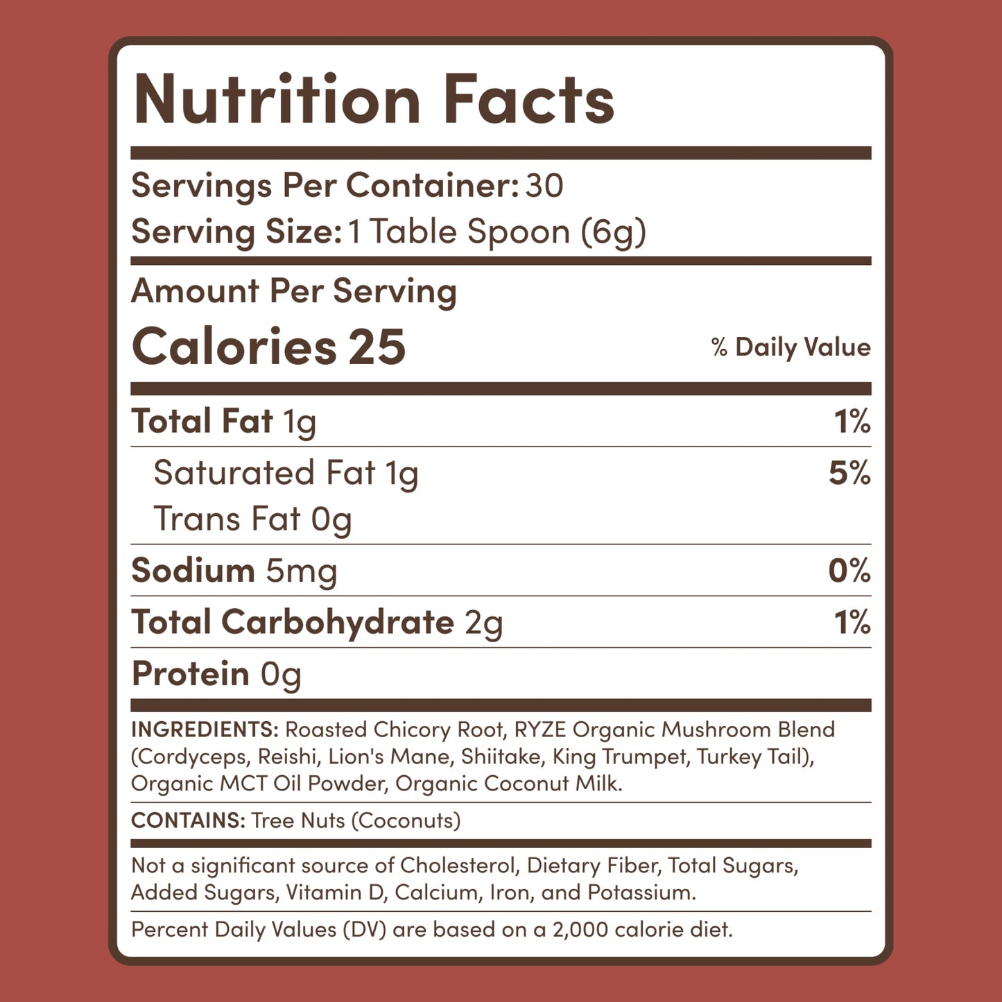Mushroom Chicory (1 Pack - 30 Servings) - SRD4