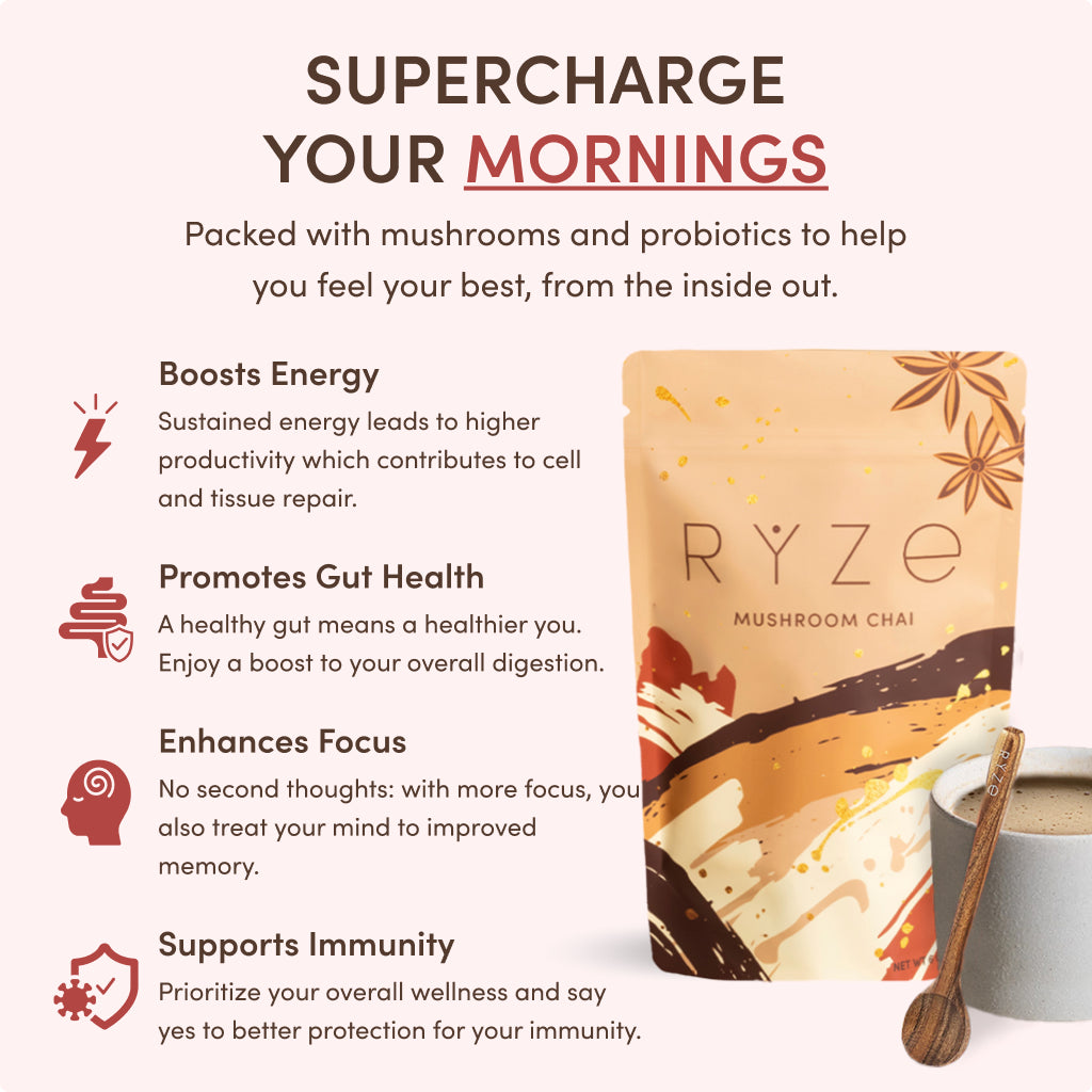 RYZE Mushroom Chai Starter Bag - TYF0