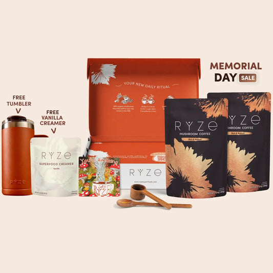 Mushroom Coffee Dark Roast Starter Kit (Upgrade) - FR2H
