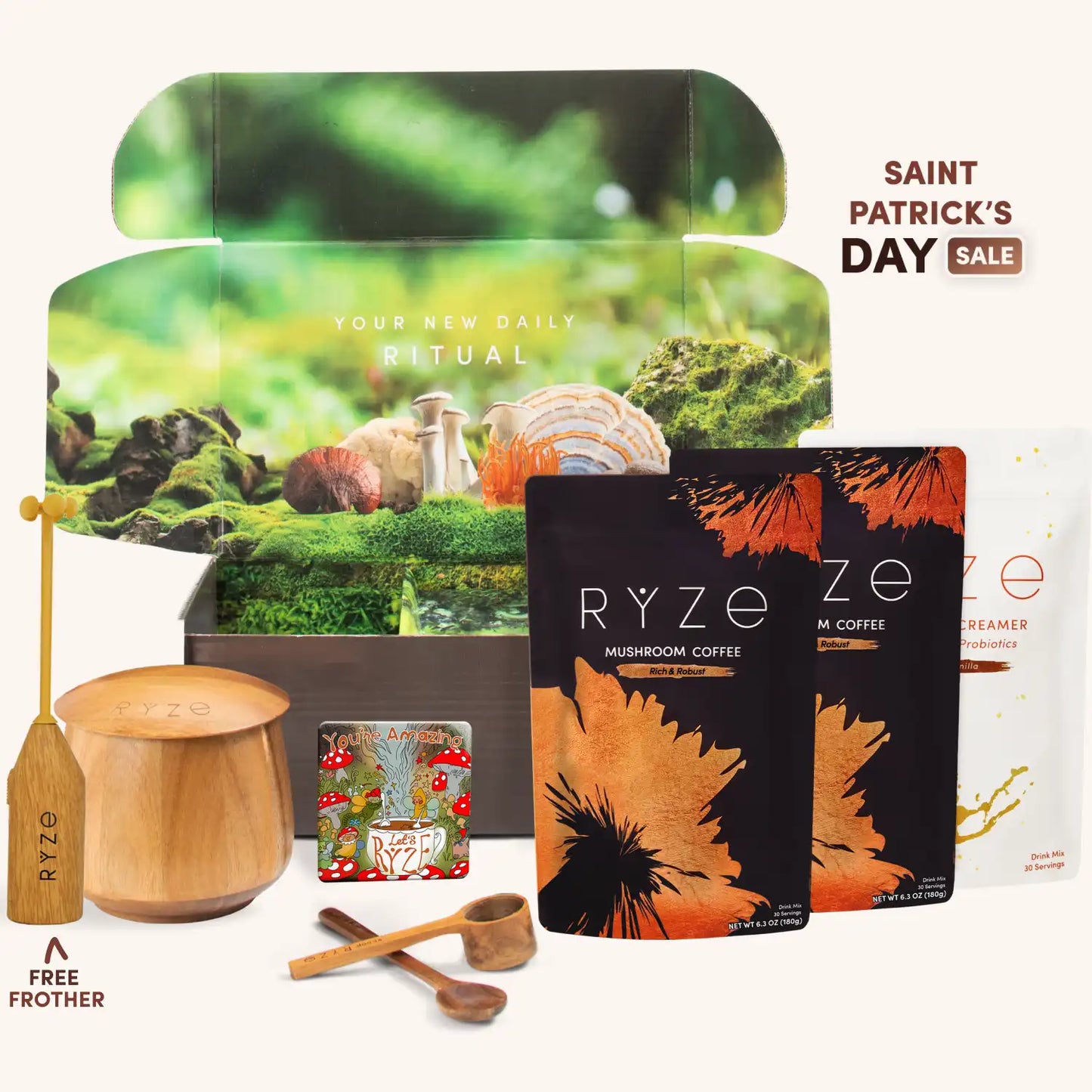Mushroom Coffee House Blend Ritual Set - KVCE