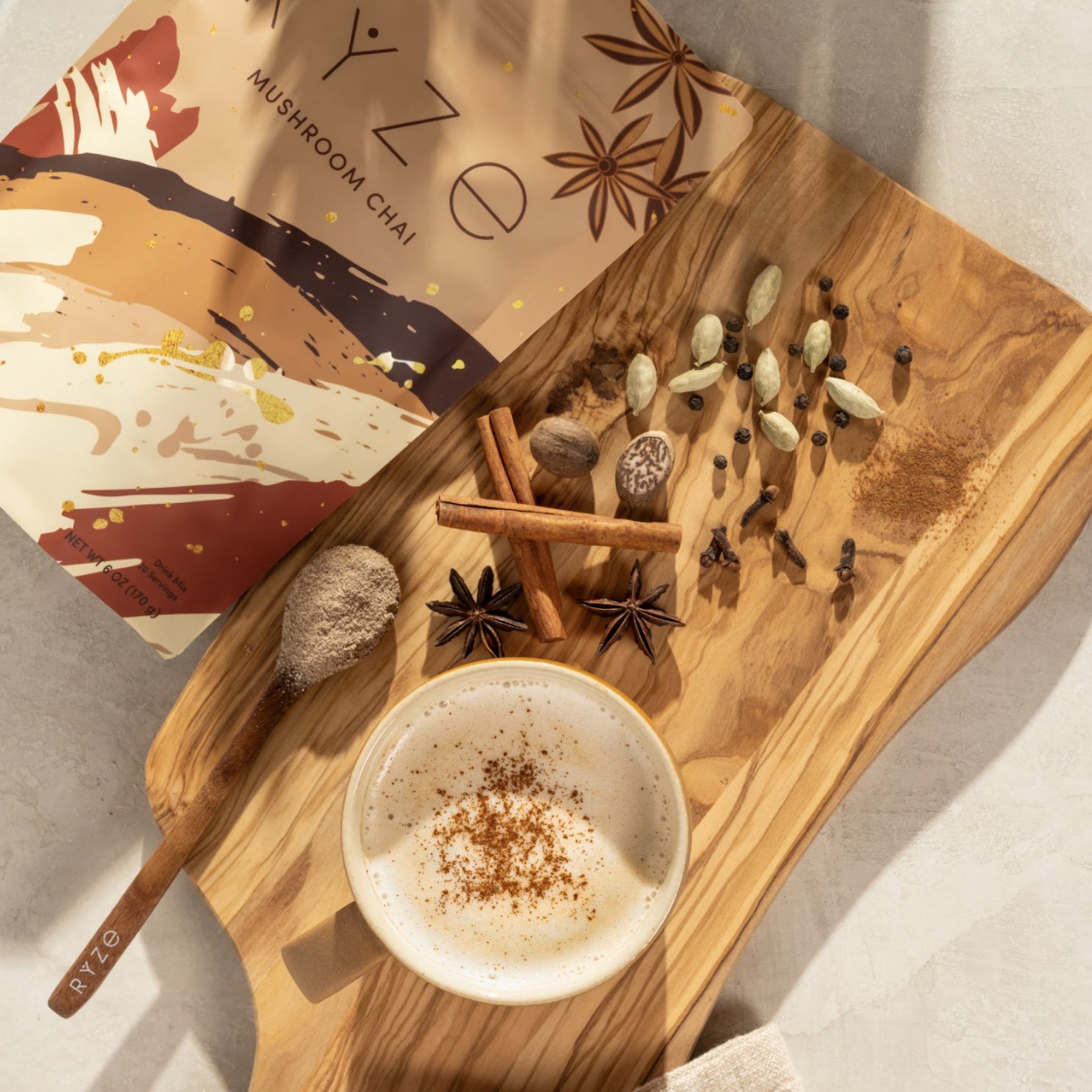Mushroom Chai (1 Pack - 20 Servings) - 6U4K