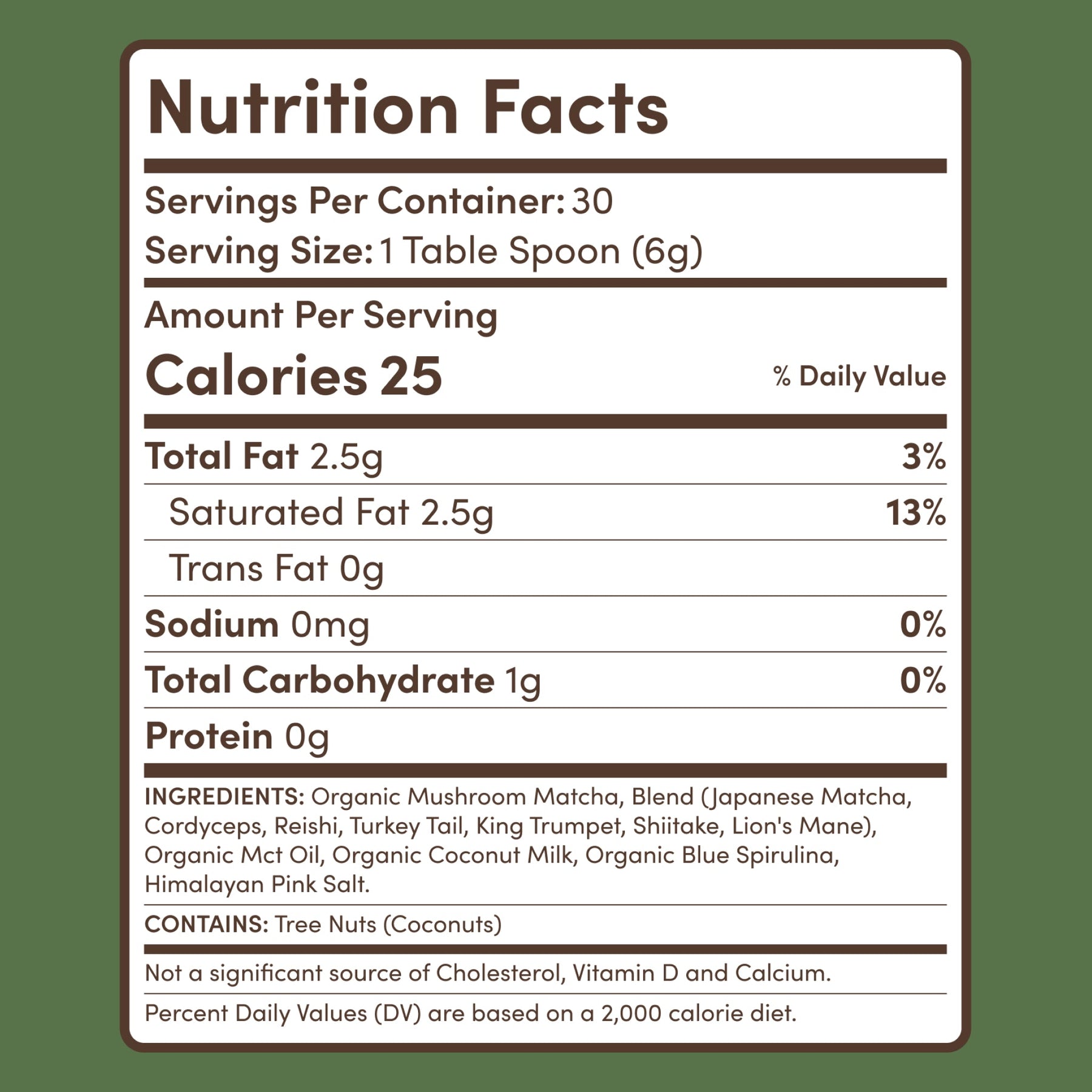 Mushroom Matcha (1 Pack - 30 Servings) - AGJO
