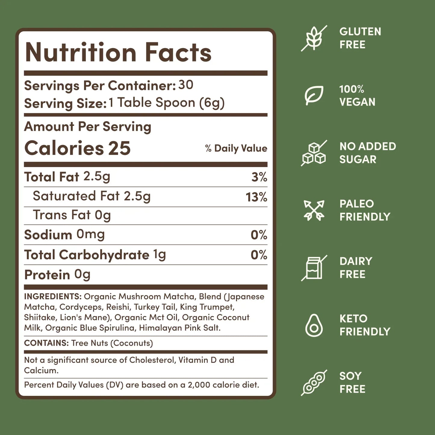 Mushroom Matcha (30 Servings) - 5G8Q