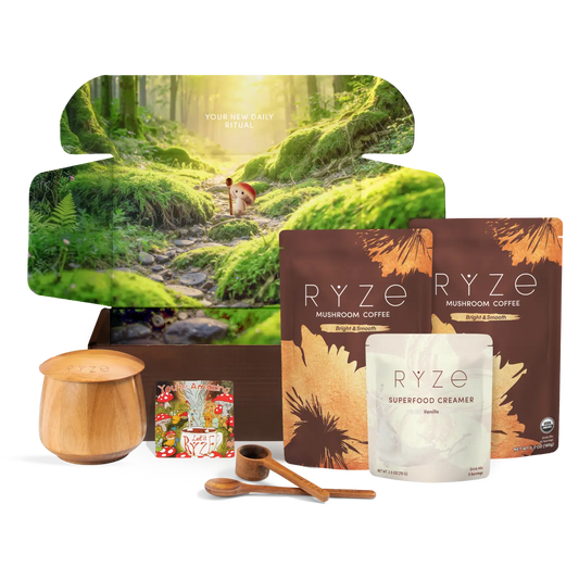 Mushroom Coffee Ritual Set (6 Month Plan) - 6ZQX