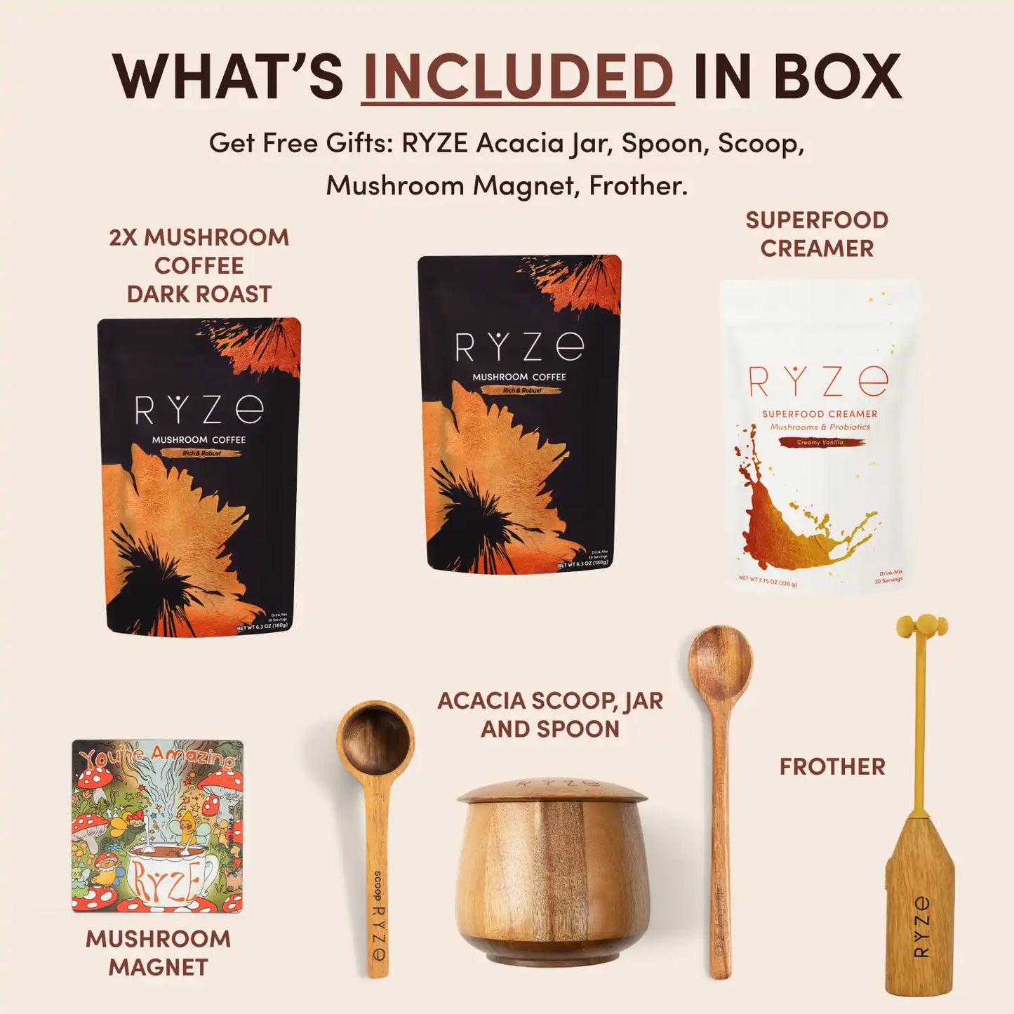 Mushroom Coffee House Blend Ritual Set - KVCE