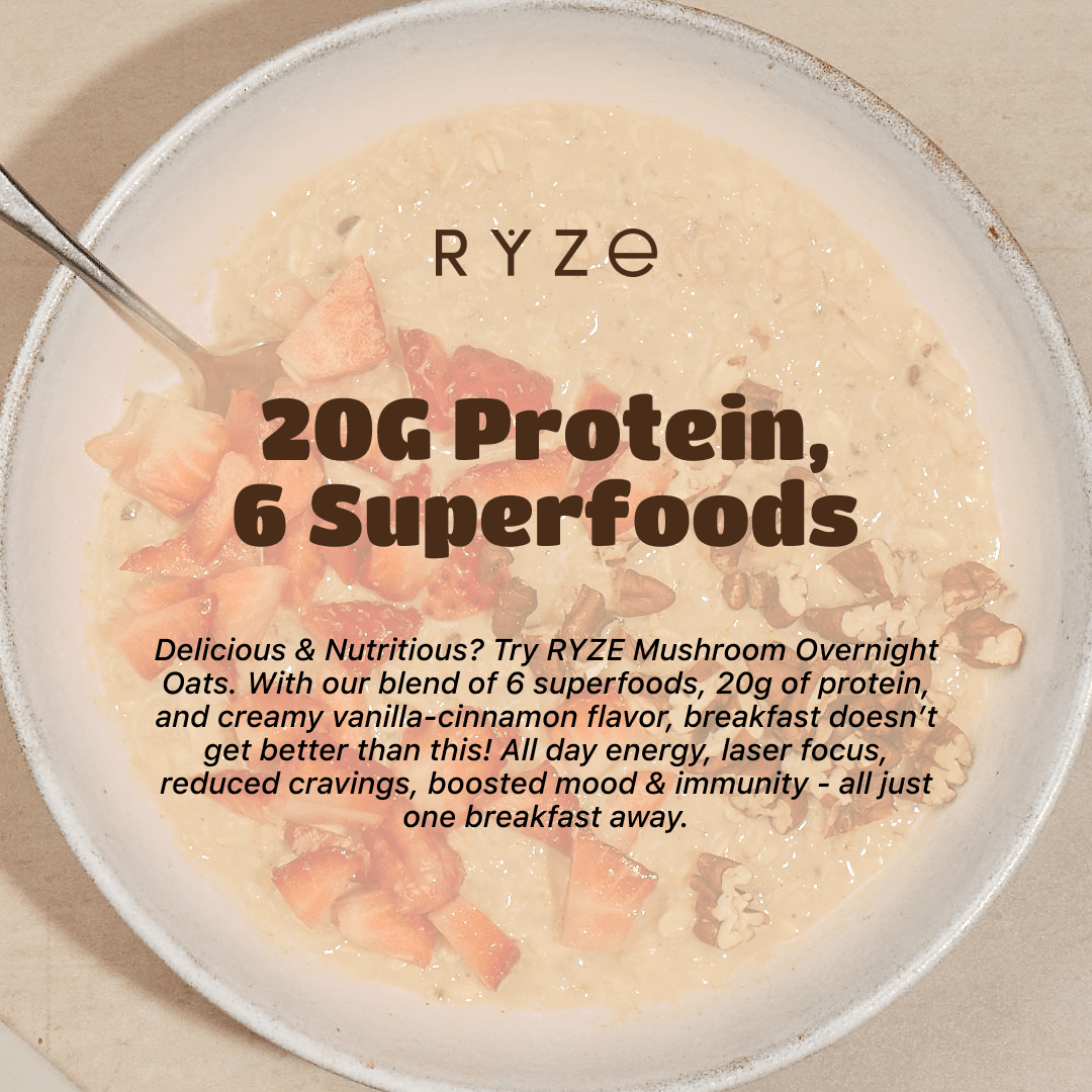 Mushroom Overnight Oats Pack (14 Servings) - DVP2