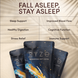 RYZE Hot Cocoa - with 6 Sleep Superfoods to Help Fall Asleep and Stay Asleep - X9WB