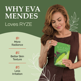 RYZE Mushroom Matcha - with 6 Organic Adaptogenic Mushrooms Grown In USA and Ceremonial-Grade Japanese Matcha - Q6AG