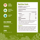 RYZE Mushroom Matcha - with 6 Organic Adaptogenic Mushrooms Grown In USA and Ceremonial-Grade Japanese Matcha - Q6AG
